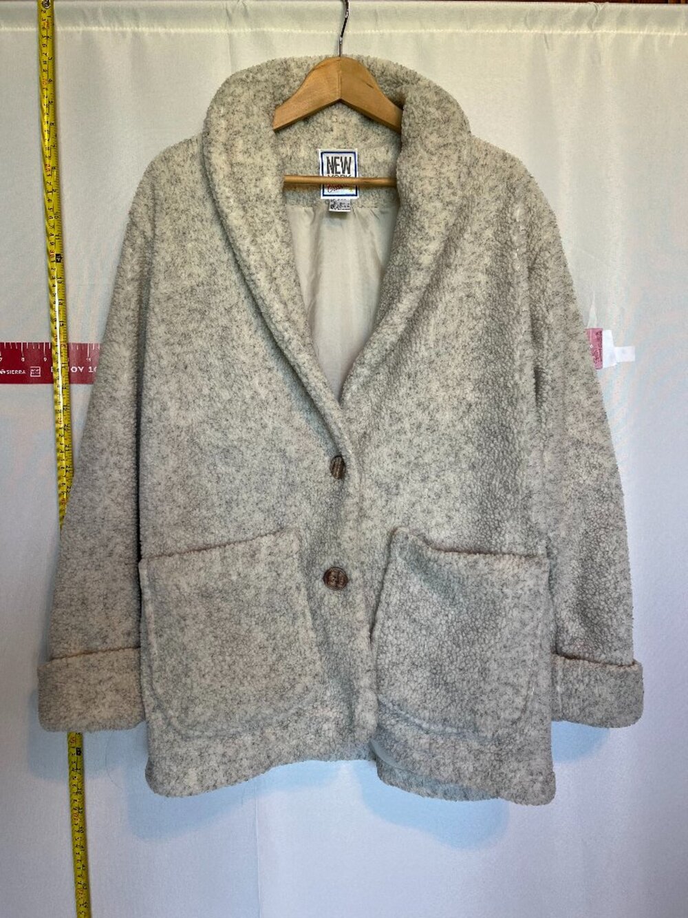 Faux Shearling Jacket in Large